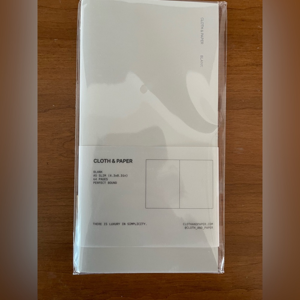 Cloth & Paper Notebook Set — blank, graph, weekly, monthly admin - Picture 2 of 5